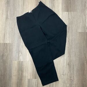 EILEEN FISHER | Black Cotton Pants